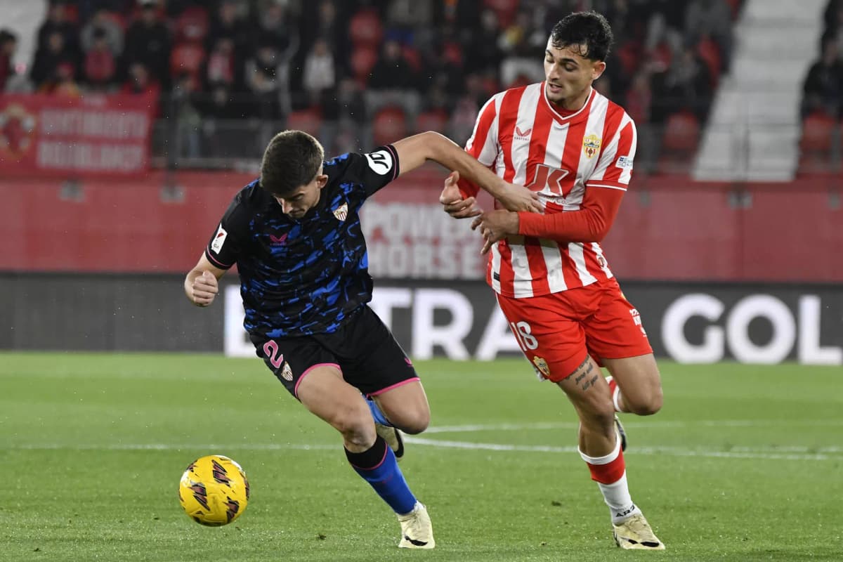 2-2. Almería y Sevilla empatan en un final loco