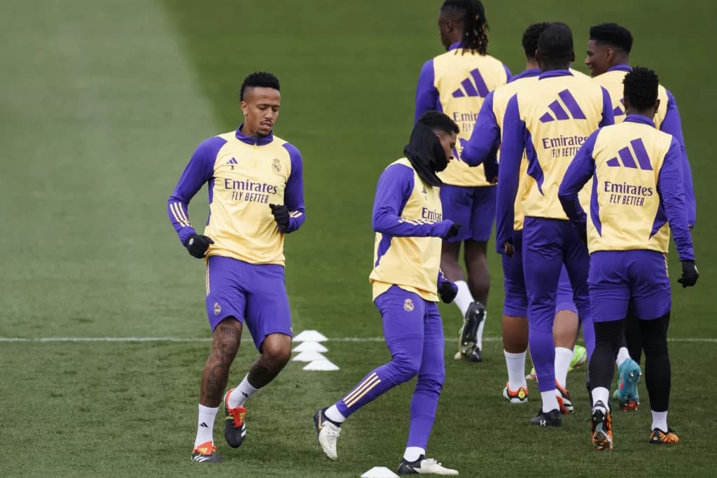 El brasileño Militao gana ritmo
