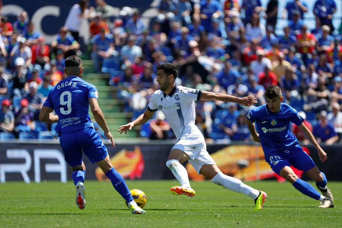 1-1. El Getafe compromete la fortaleza europea de la Real Sociedad