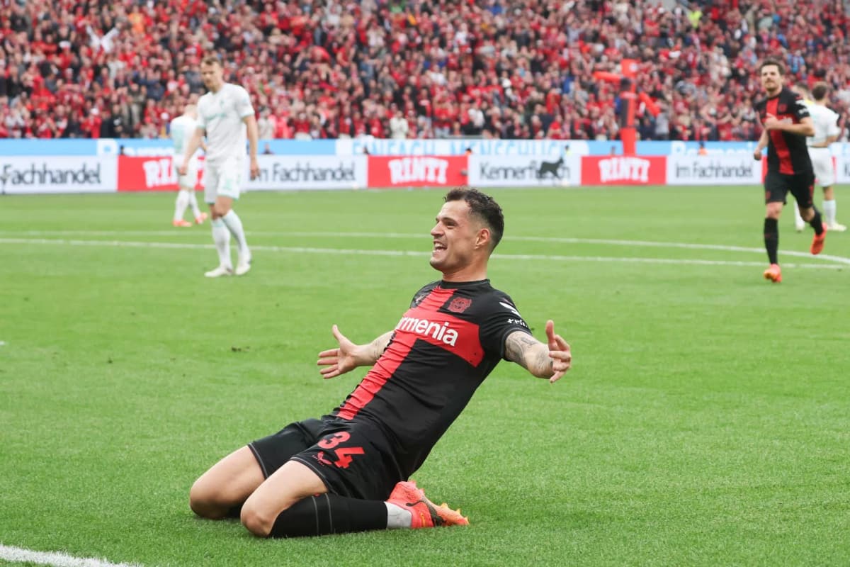 El Leverkusen del español Xabi Alonso se corona campeón alemán con goleada