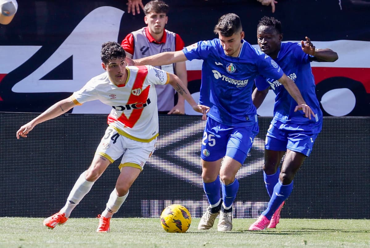 0-0. El Rayo se enreda en la telaraña defensiva del Getafe