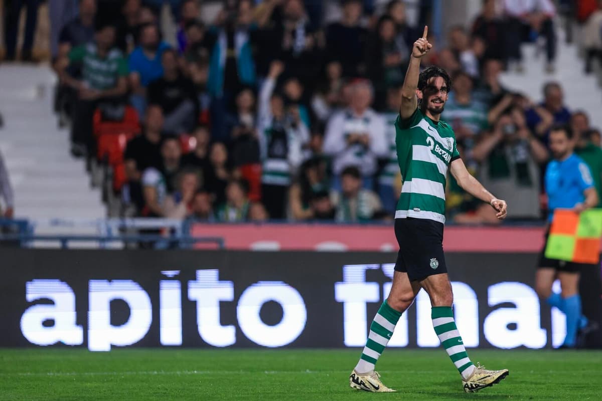 0-4. Doblete de Trincão y el Sporting duerme líder con 7 puntos de ventaja