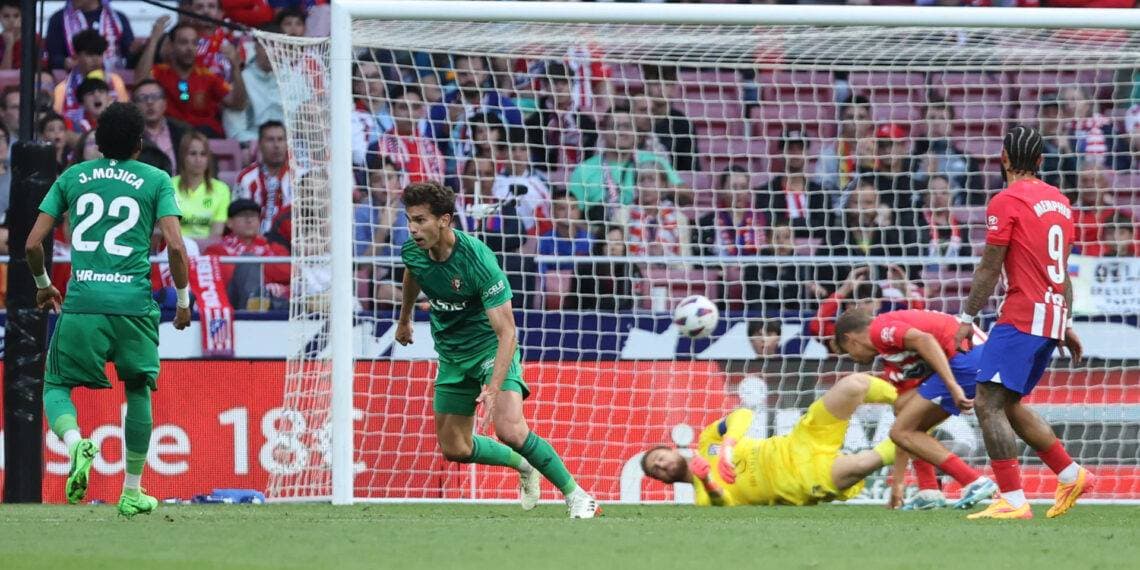 1-4. El español Raúl García desfigura al Atlético