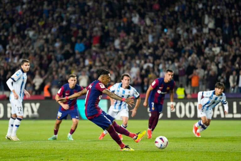 2-0. Español Yamal y brasileño Raphinha conducen al Barca hacia la segunda plaza