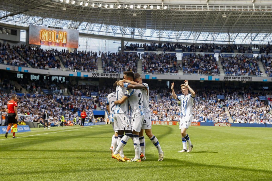 2-0. Victoria práctica y sin lujos de la Real Sociedad