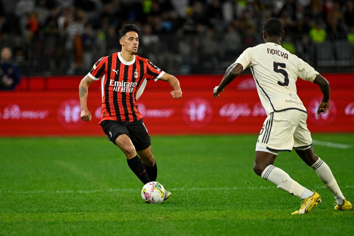 5-2. El Roma golea al Milan en la fiesta del fútbol italiano en la australiana Perth