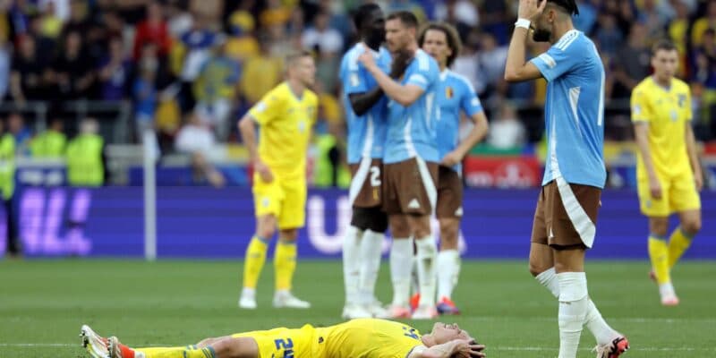 0-0. Bélgica se mantiene en la intrascendencia y despide a Ucrania