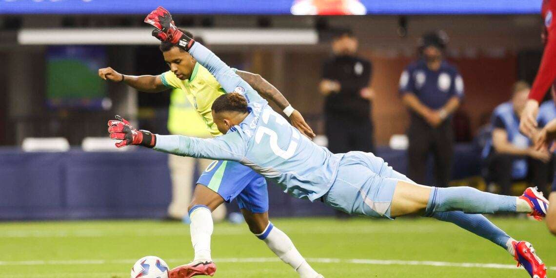 Brasil, en el podio de las selecciones con menos puntería de la Copa América