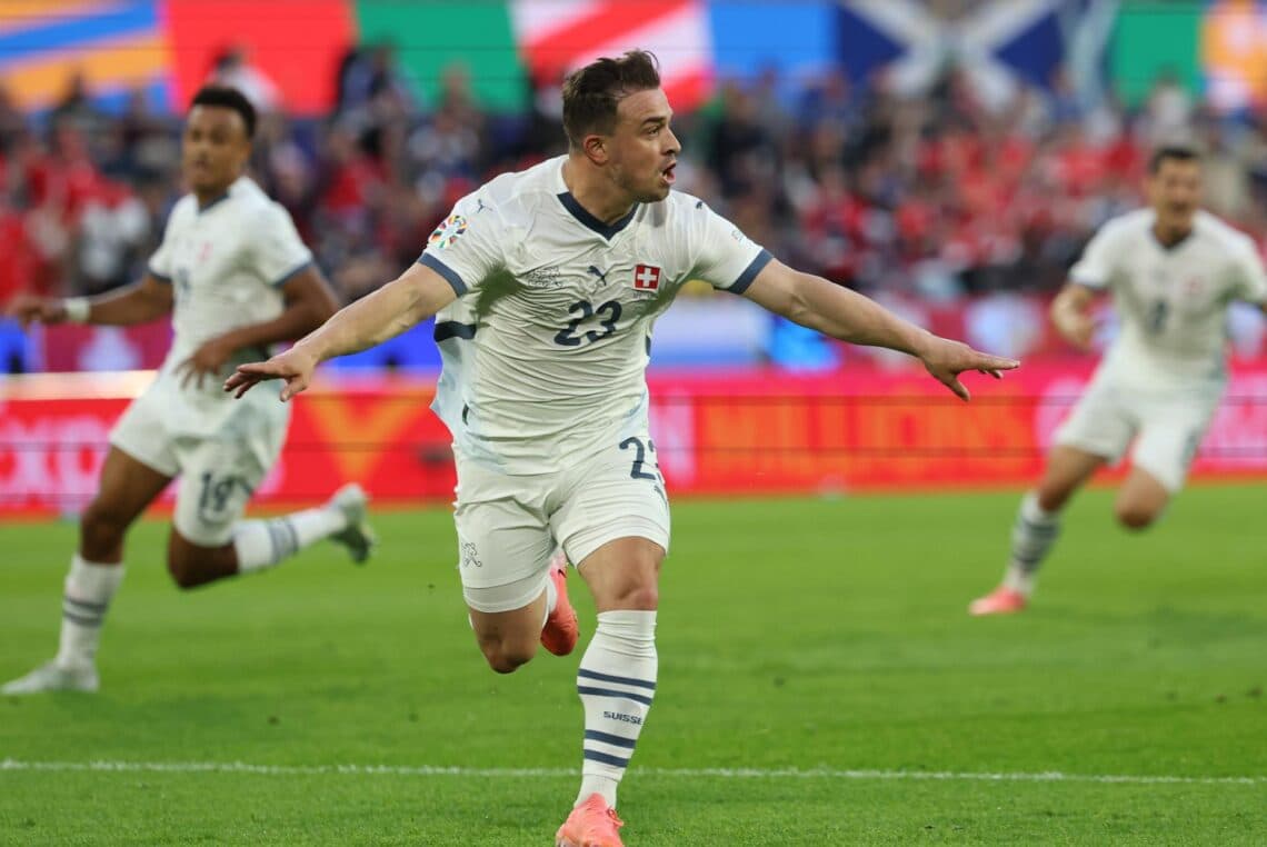 1-1. Shaqiri mantiene la ventaja de Suiza