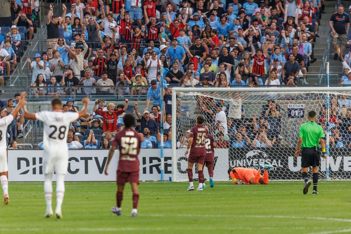 3-2. El Milan vence al Manchester City en un amistoso en Nueva York