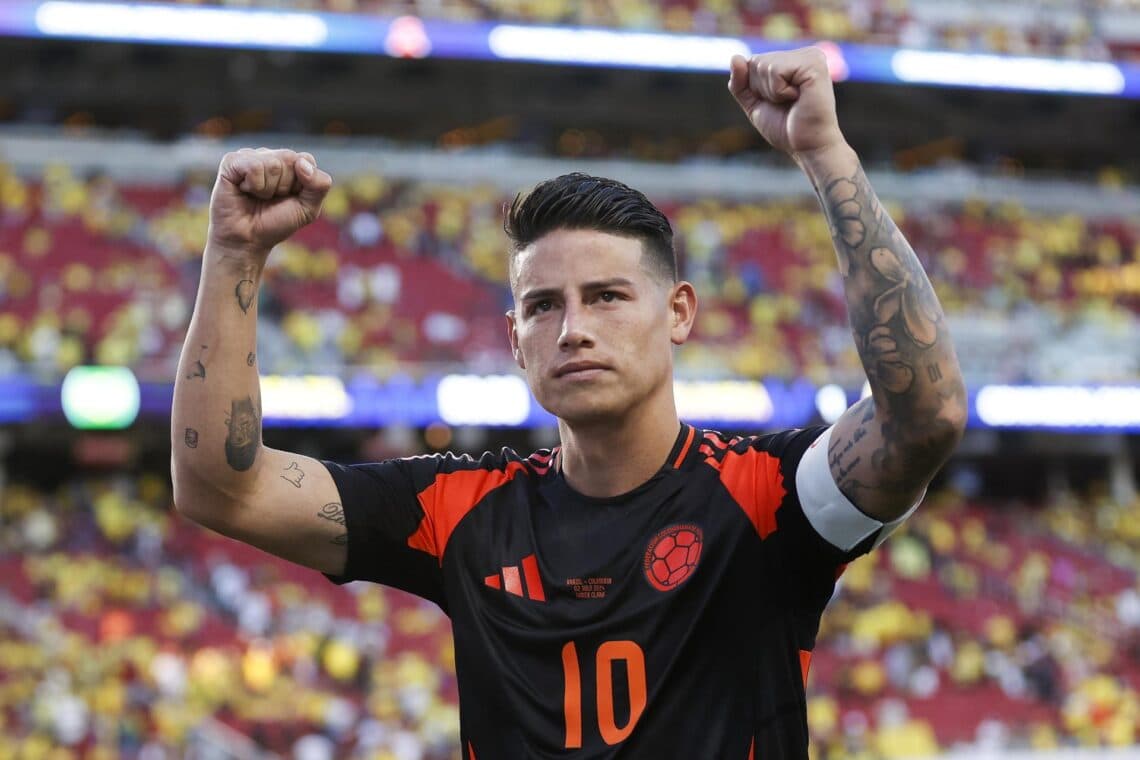 Tres colombianos en el equipo ideal y James el mejor jugador de los cuartos de final