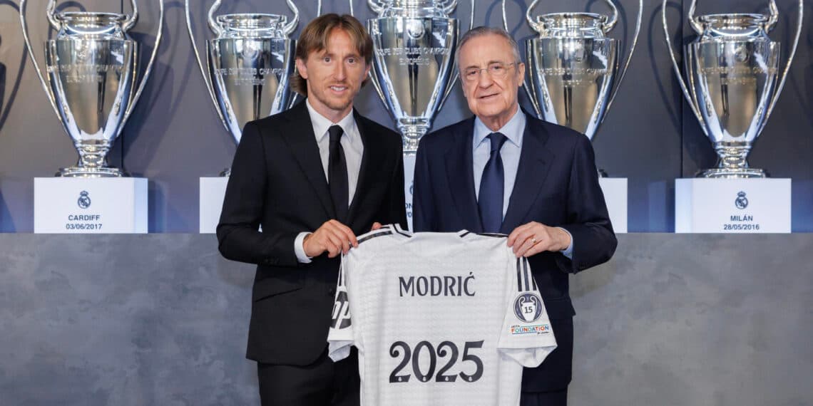 Luka Modric amplia contrato por una temporada con el Real Madrid
