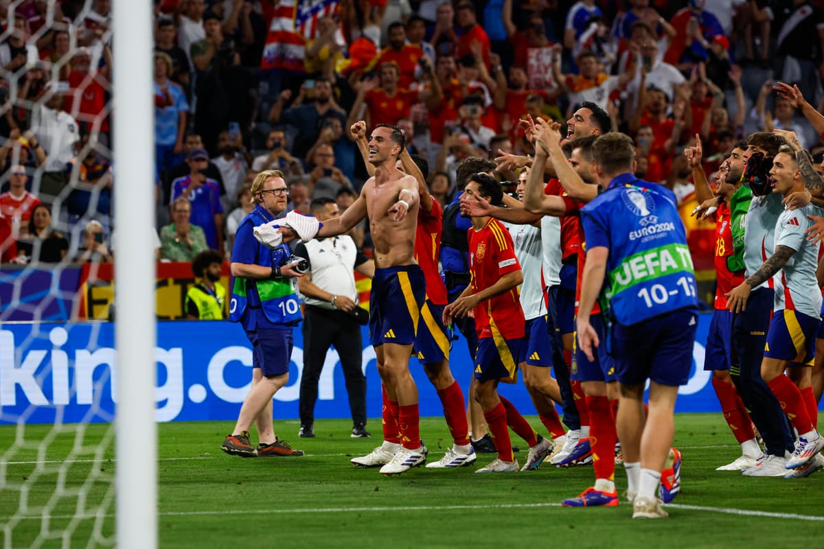 España alcanza su quinta final de Eurocopa