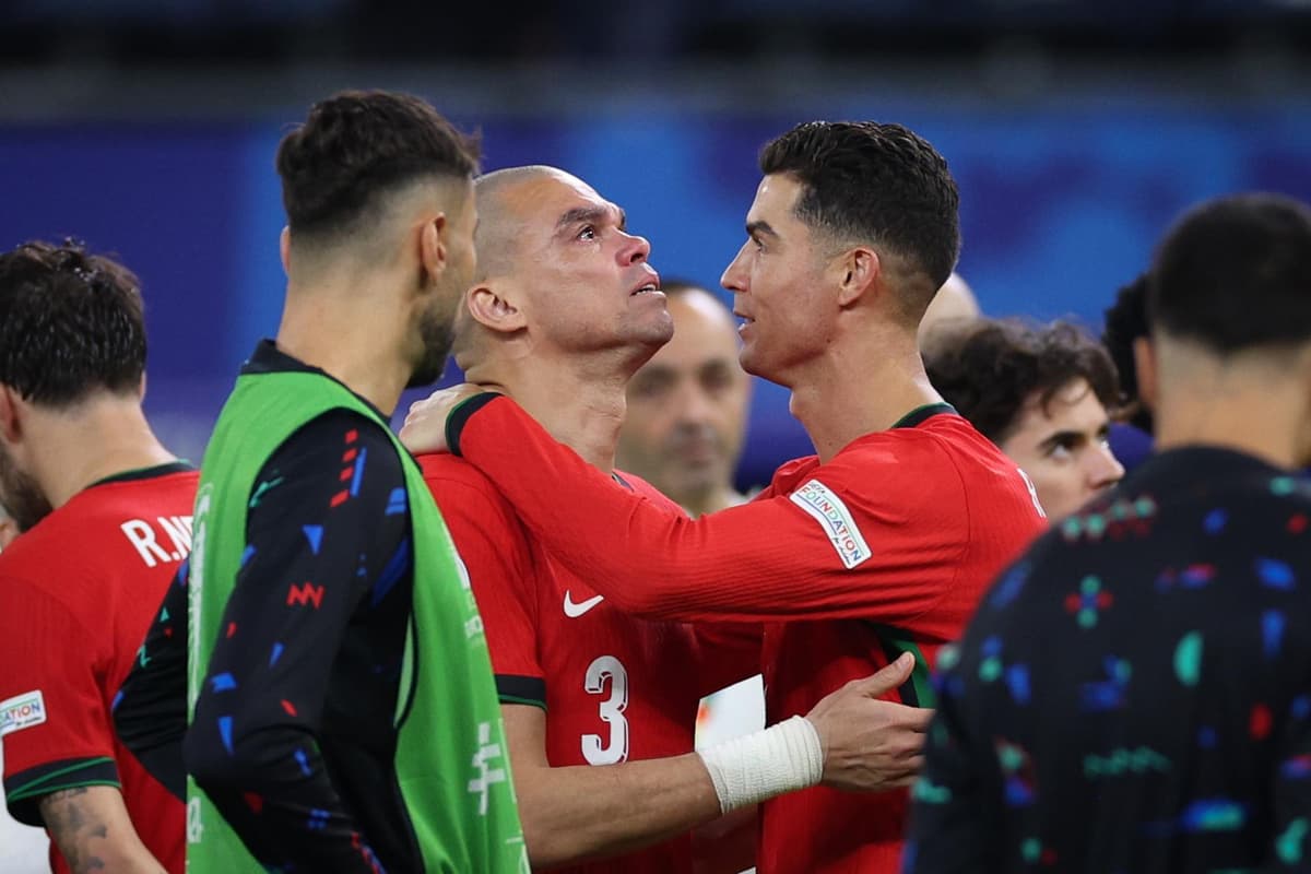 Las lágrimas del portugués Cristiano Ronaldo