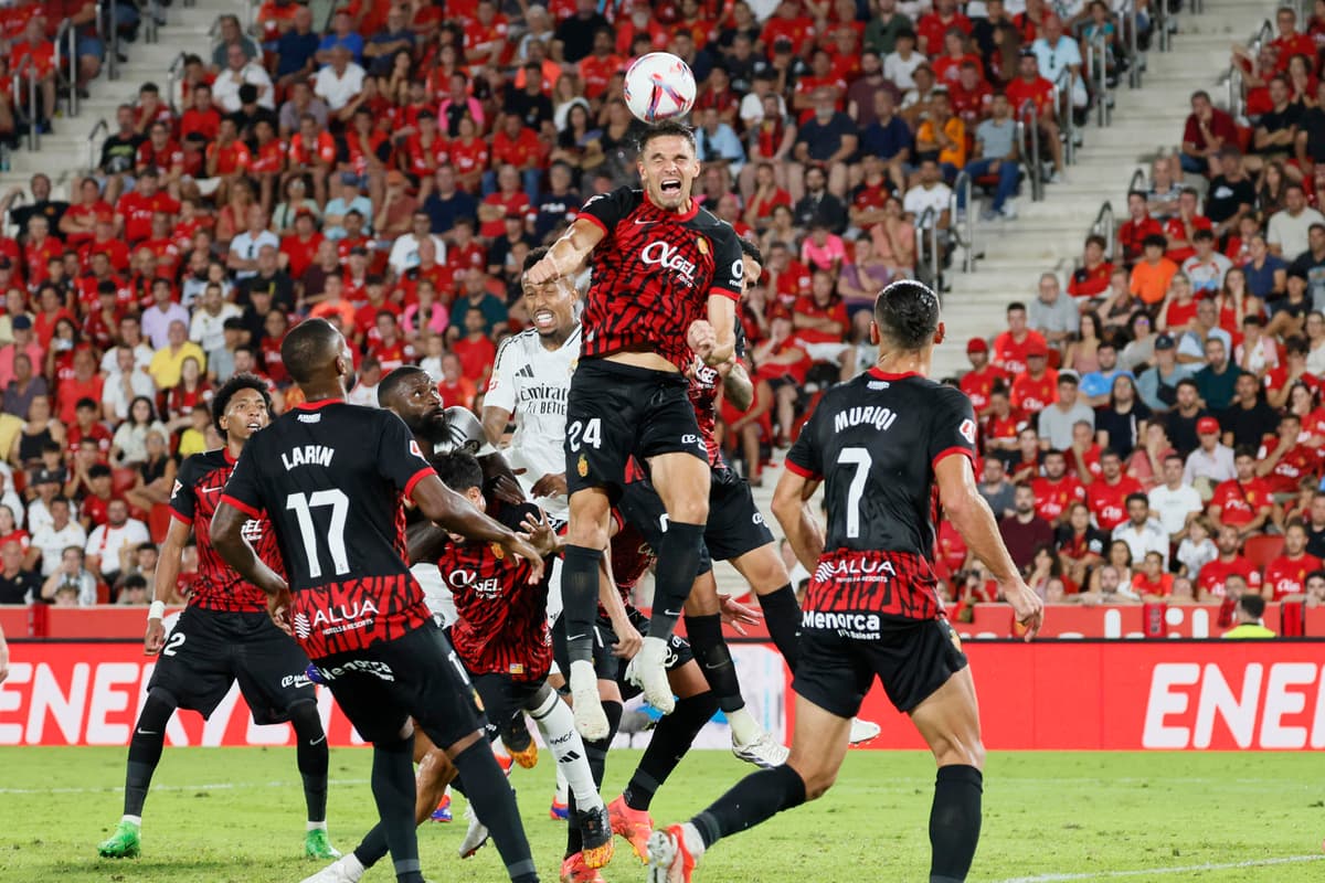 1-1. El Mallorca del colombiano Jhon Mujica frena al Real Madrid de los brasileños Vinicius y Rodrygo