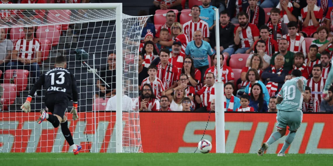 0-1. El argentino Ángel Correa le da la victoria al Atlético de Madrid