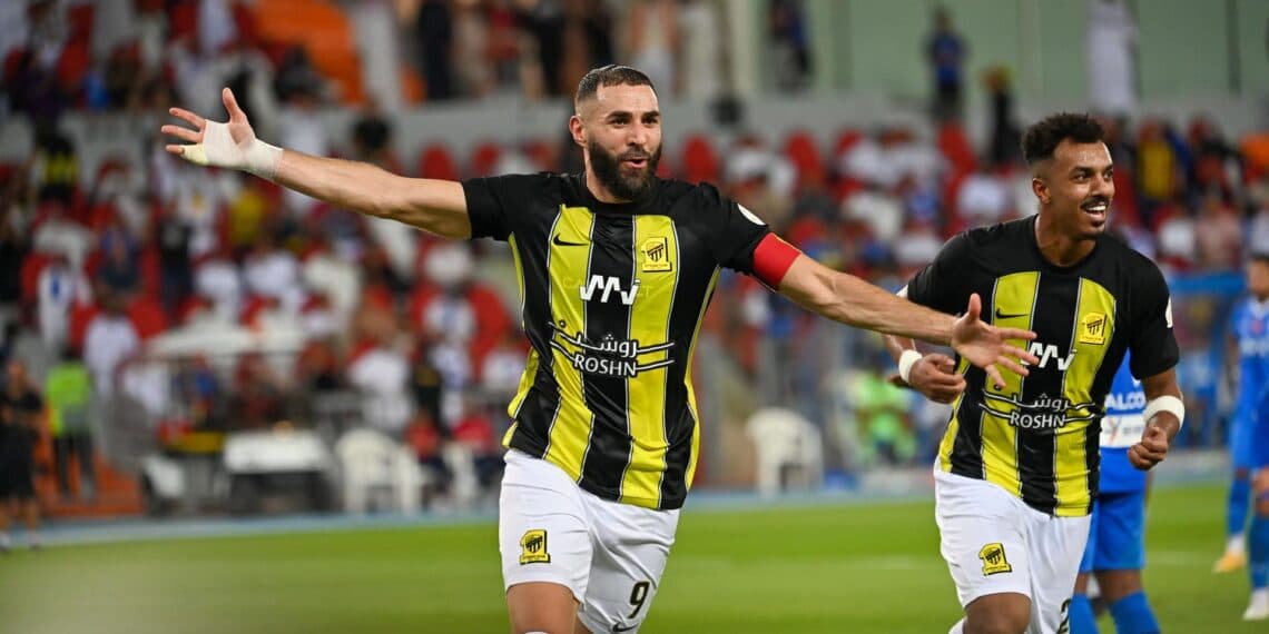 Benzema firma el tercer triunfo del Al Ittihad en la Champions asiática