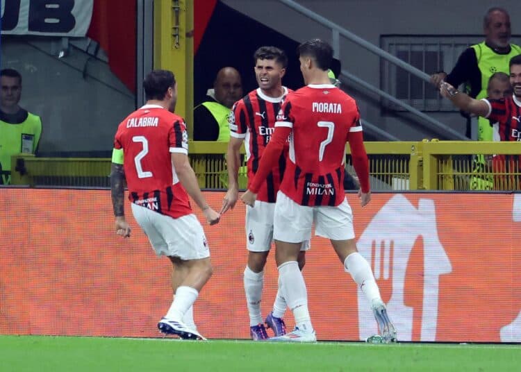 Estadounidense Pulisic, comanda la goleada del Milán