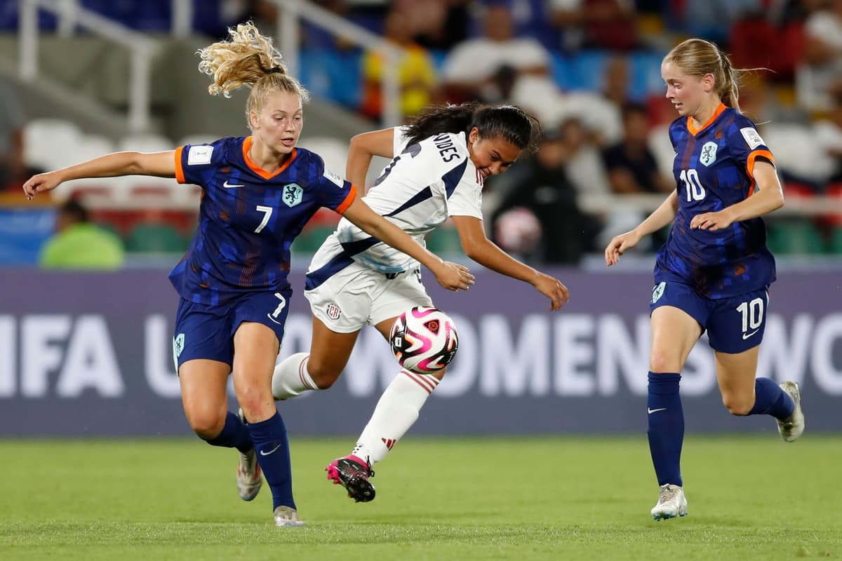 0-2. Países Bajos se impone a Costa Rica que sigue sin ganar en un mundial sub-20