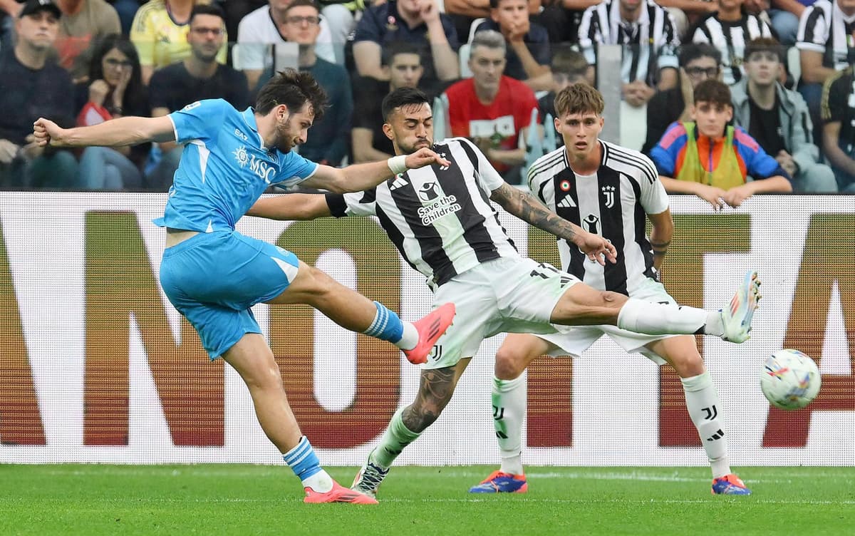 0-0. La Juventus del argentino Nico González no pudo con el Nápoles
