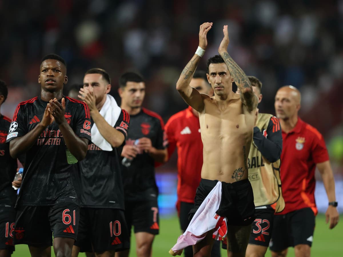 0-2. El argentino Di María coloca al Benfica a un punto del liderato