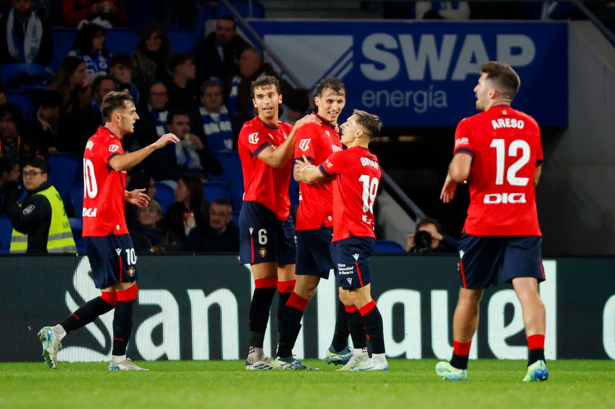 0-2. Osasuna asalta el Real Sociedad del venezolano Aramburu