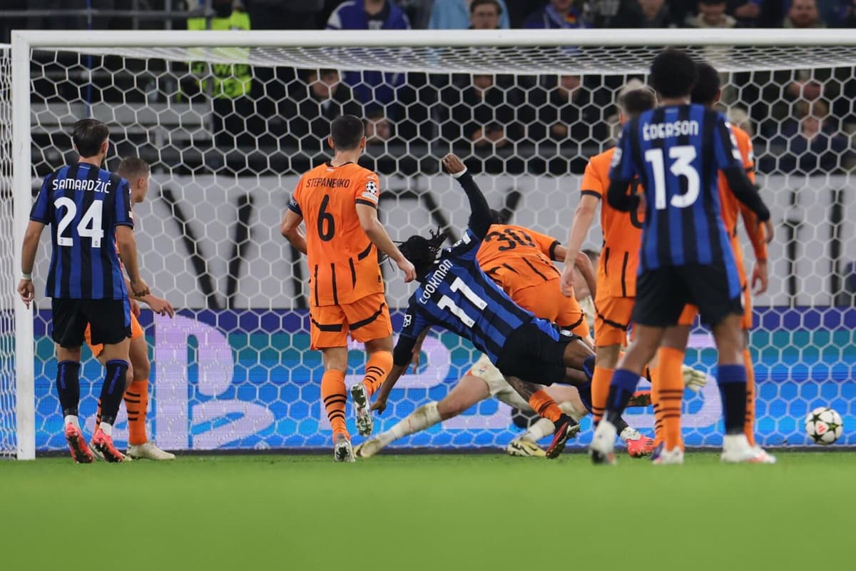 0-3. Lookman comanda el baile de la ‘Dea’ al Shakhtar
