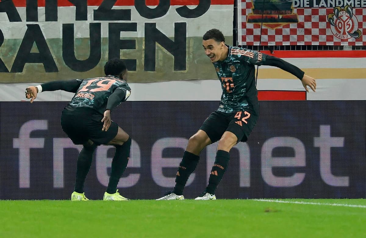 Hatrick de Musiala para goleada del Bayern ante el Maguncia por 0-4