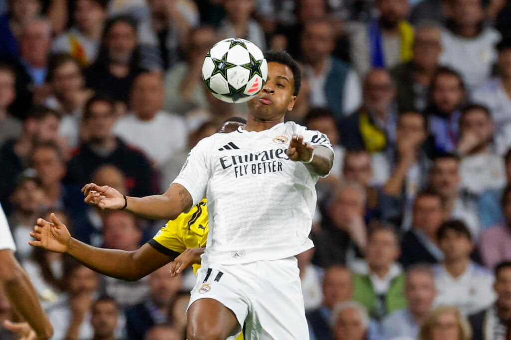 Brasileño Rodrygo sufre una lesión muscular en el bíceps femoral