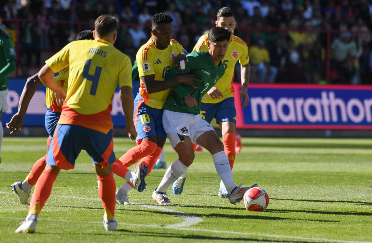 1-0. Con gol de Miguel Terceros y un hombre menos, Bolivia le quita el invicto a Colombia