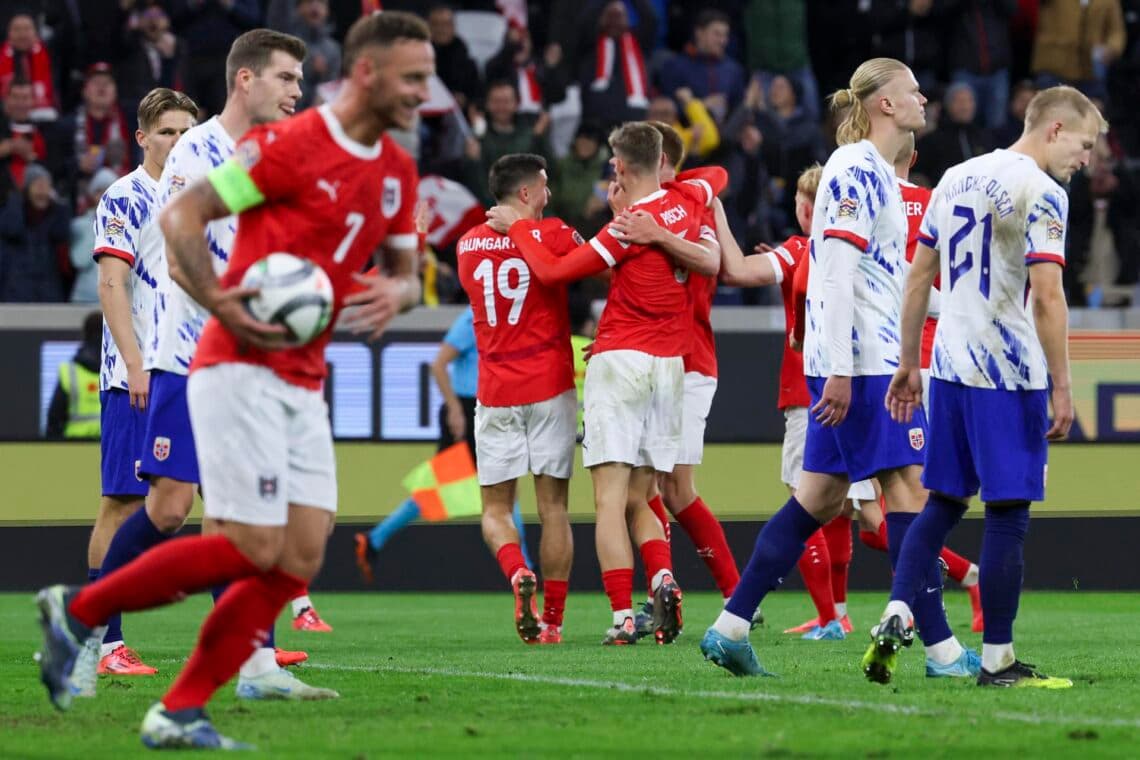 5-1. Austria apabulla a Haaland y Sorloth
