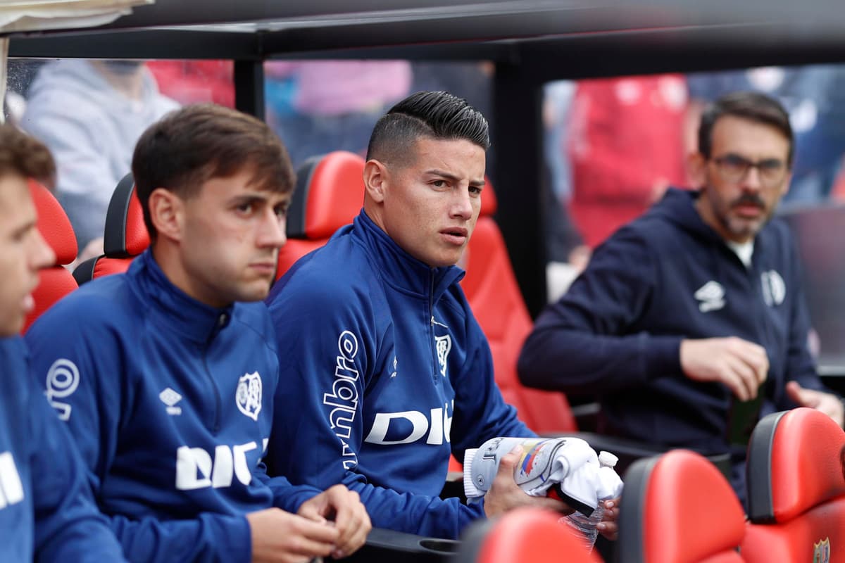 El colombiano James Rodríguez, sin sitio en el Rayo Vallecano