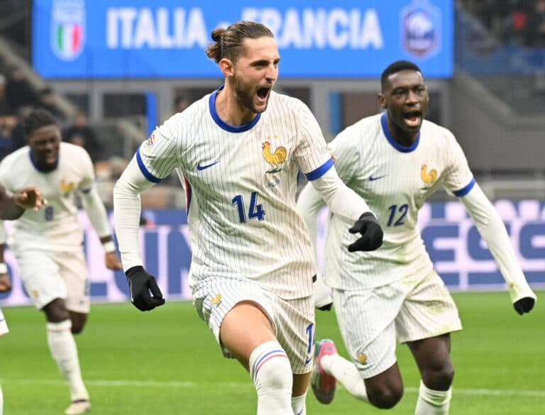 1-3. Rabiot devora a Italia y conquista el liderato para Francia