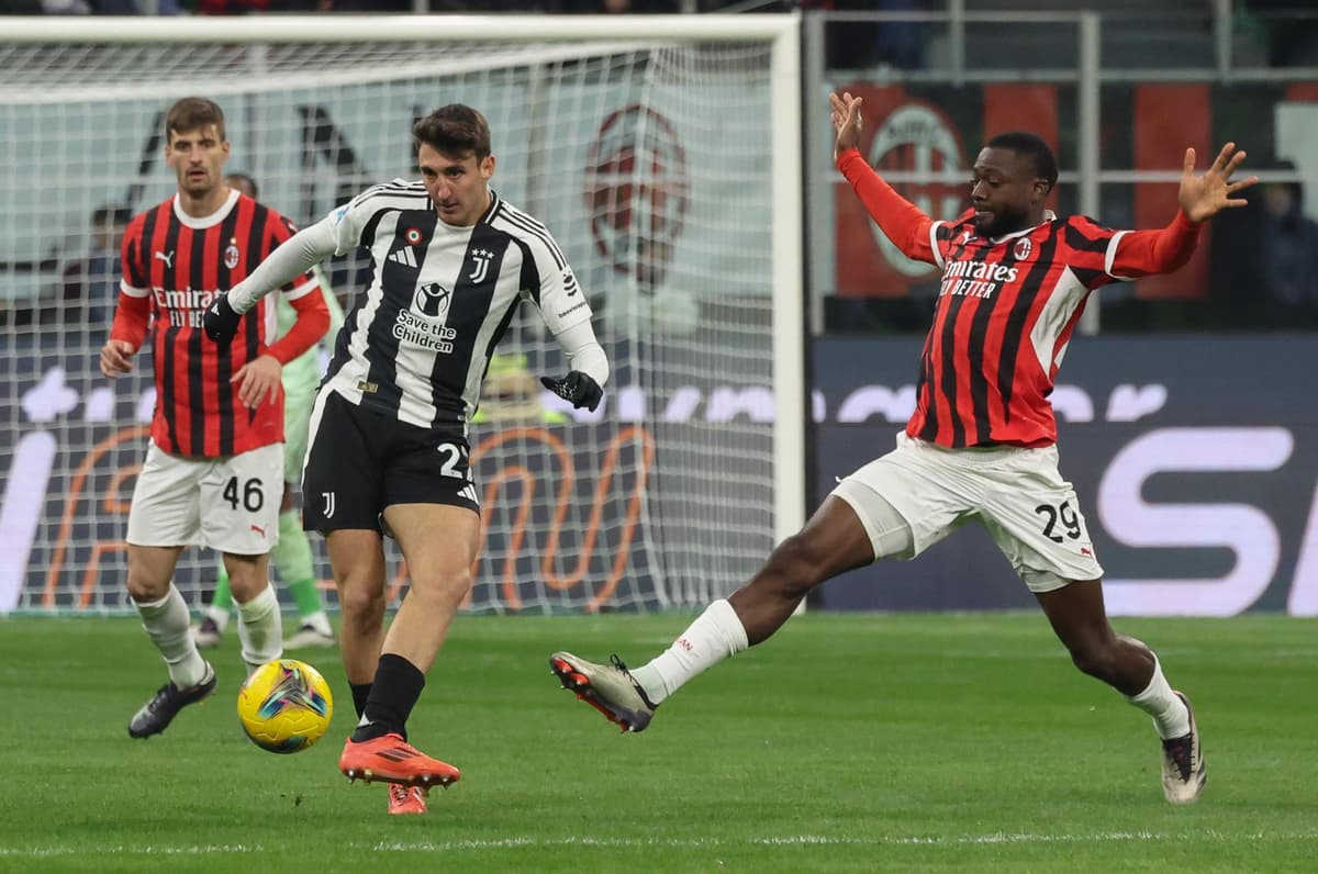 0-0. Brasileños presentes en el empate entre Milan y Juventus