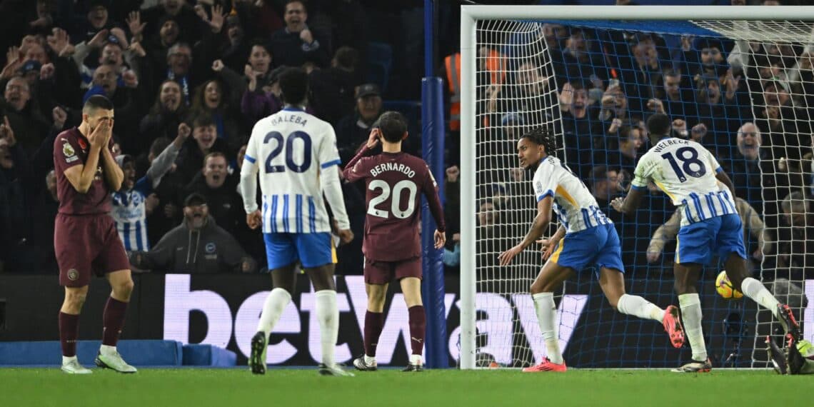 Brighton con el paraguayo Gómez como figura le da pelea al City