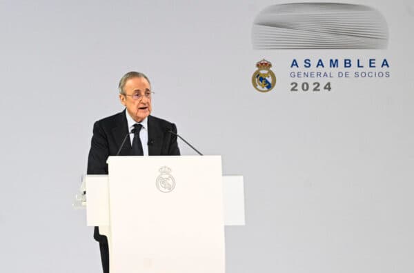 Florentino se refiere al Balón de Oro que no ganó el brasileño Vinicius