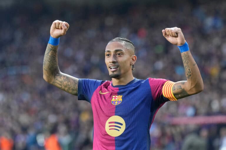 3-1. Barcelona y brasileño Raphinha castigan al Espanyol