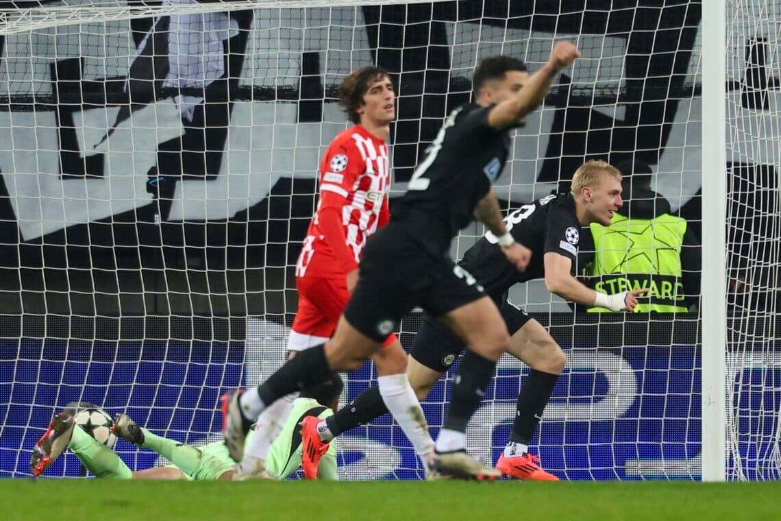 1-0. El Girona sufre una derrota casi definitiva en Austria