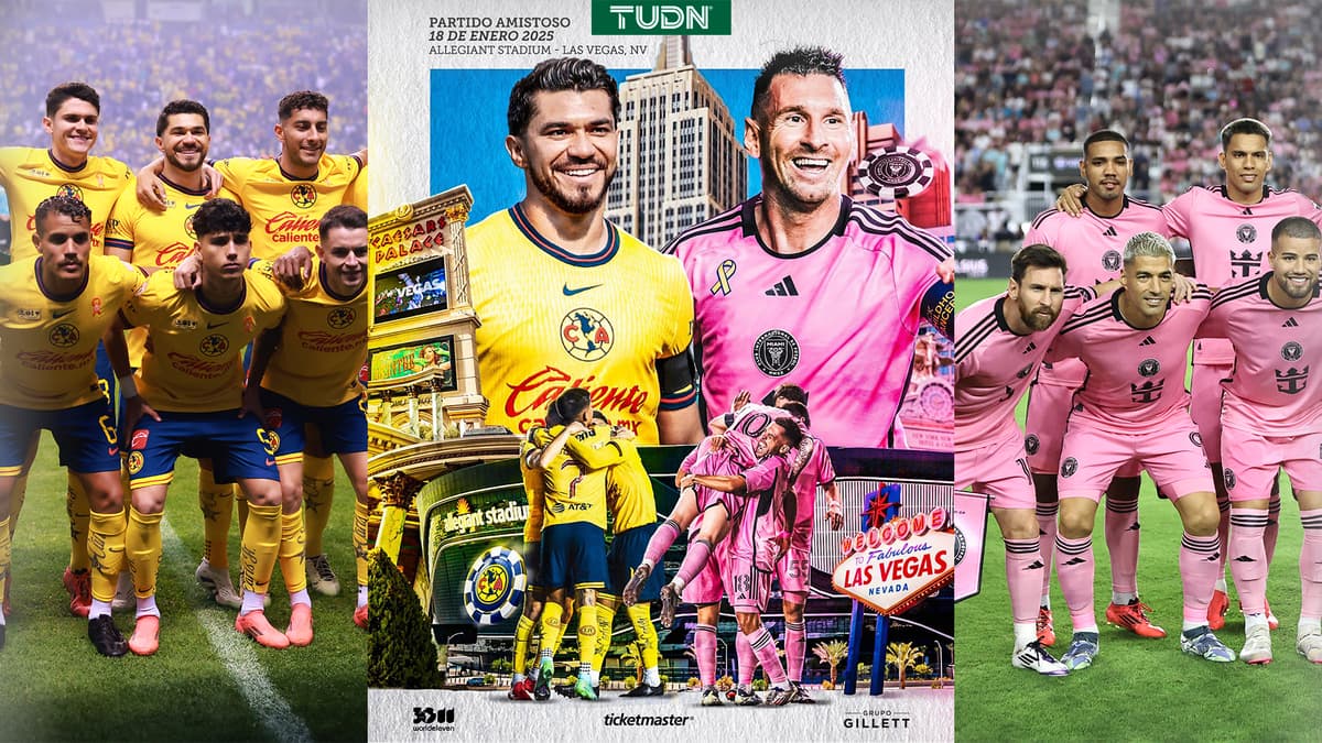 Messi y el Inter Miami se enfrentarán al campeón América de México en Las Vegas