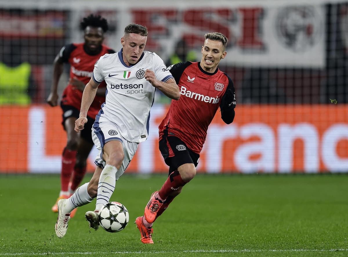 1-0. Con un agónico gol, Leverkusen vence el Inter del argentino Lautaro