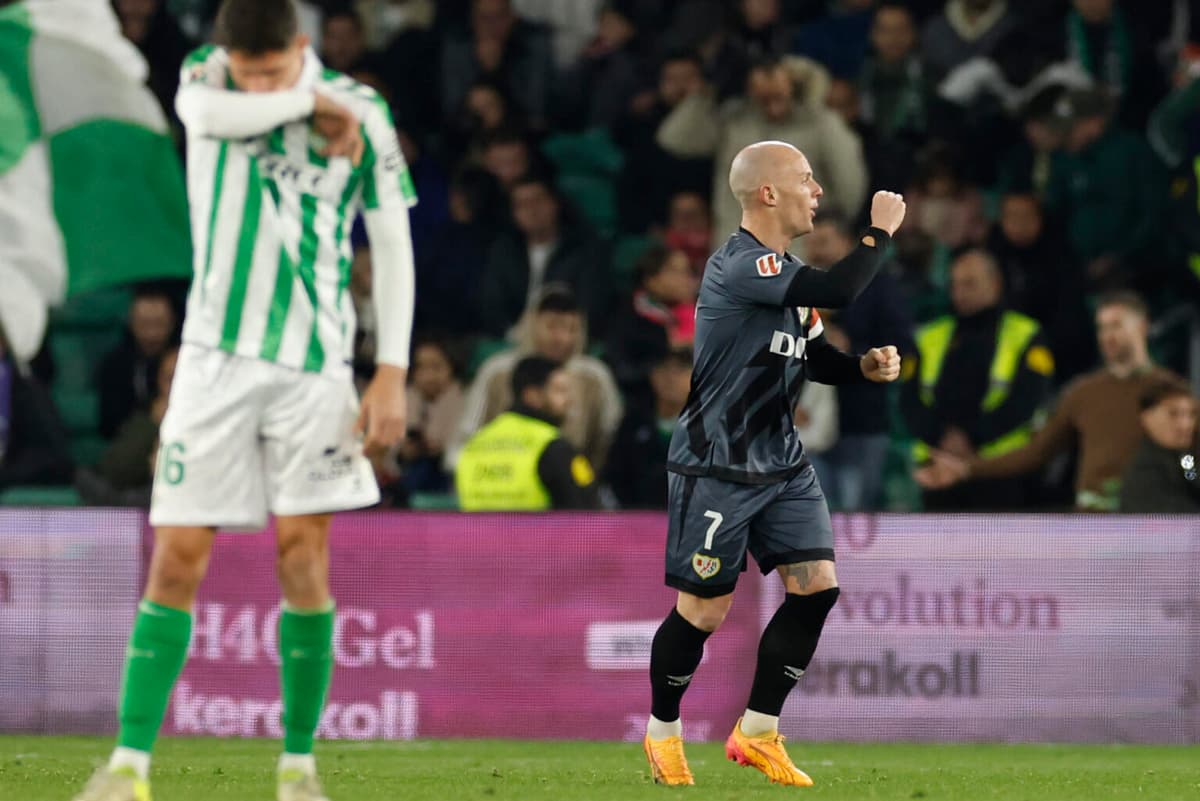 1-1. Betis y Rayo empatan con cinco sudamericanos en cancha