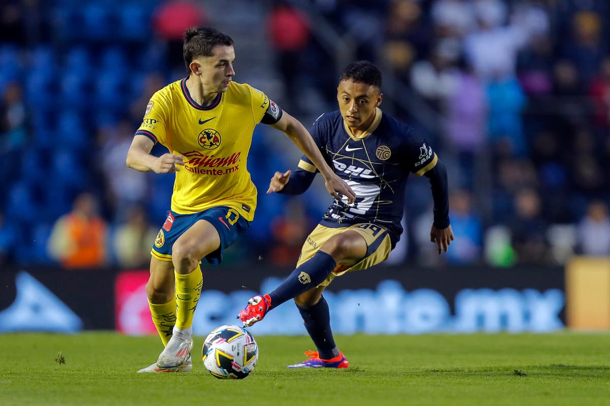 América vence a Pumas, en una de las noches mas españolas de la Liga MX