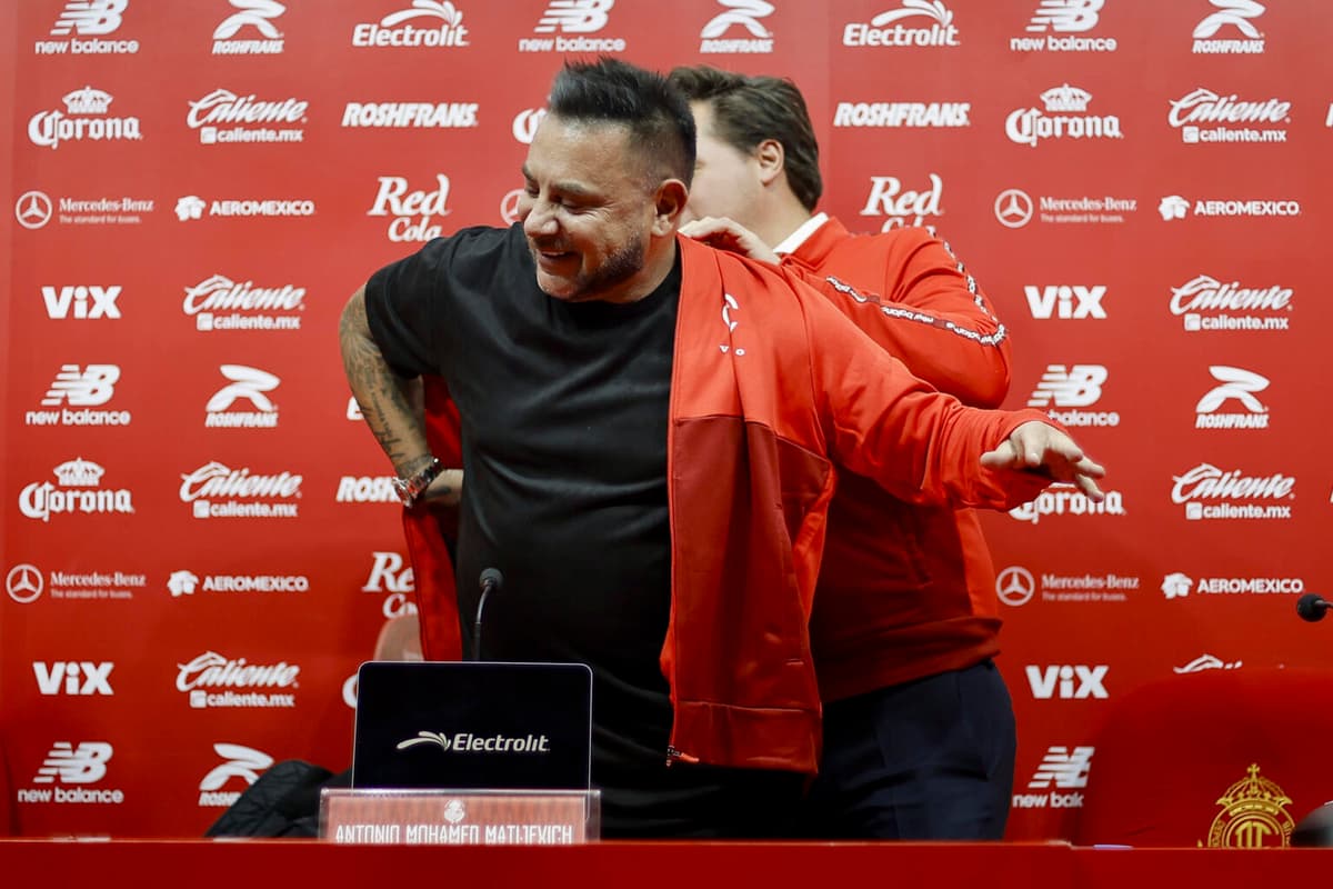 El argentino ‘Turco’ Mohamed fija su objetivo: hacer campeón a Toluca