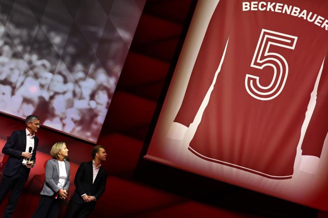 El Bayern retira el ‘5’ en homenaje a Beckenbauer