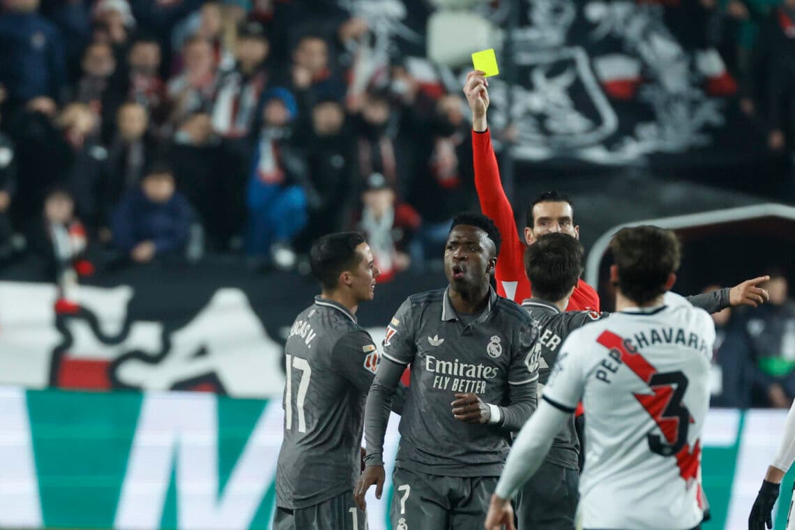 El Rayo Vallecano, desespera al brasileño Vinicius