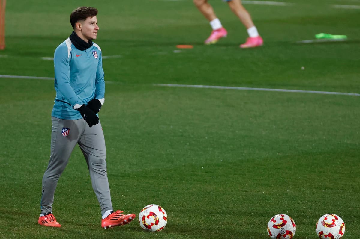 El Atlético reanuda entrenamientos sin el uruguayo Giménez