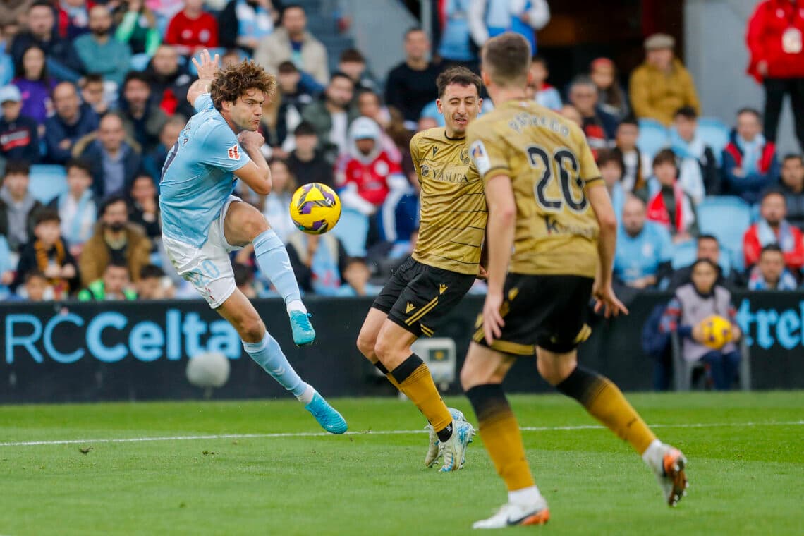2-0. La Real del venezolano Aramburu, cae ante el Celta