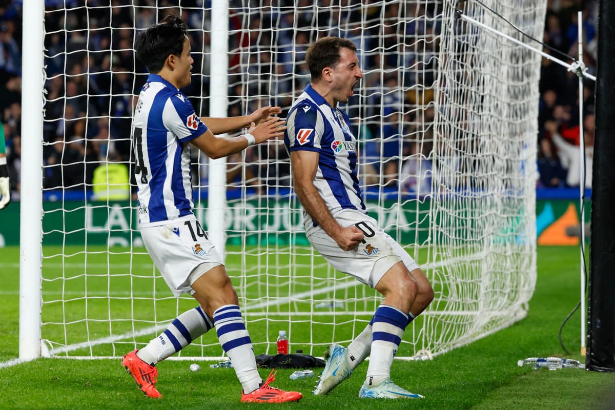 2-0. Venezolano Aramburu, titular en la victoria de la Real Sociedad