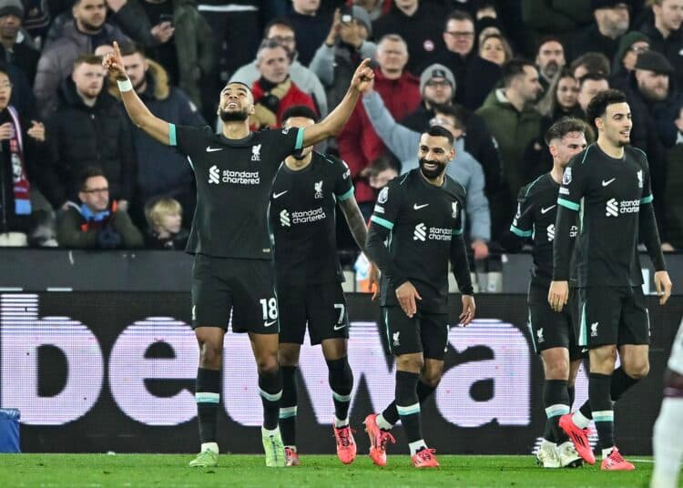 0-5. Gol colombiano y paseo del Liverpool en Londres