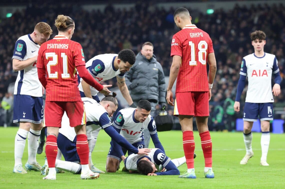 El uruguayo Bentancur se vuelve a lesionar en Inglaterra